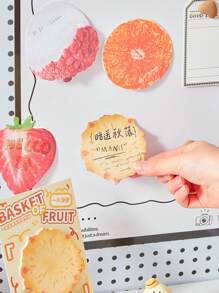 1 tờ sổ ghi chép chủ đề trái cây thực tế vui nhộn/sổ lưu niệm, đồ dùng học tập, trở lại trường - Một cỡ - Xem 6