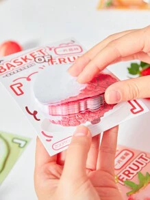 1 tờ sổ ghi chép chủ đề trái cây thực tế vui nhộn/sổ lưu niệm, đồ dùng học tập, trở lại trường - Một cỡ - Xem 4