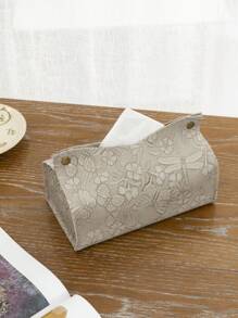 1 Stück/2 Stücke Set aus PU-Leder mit Libellen- und Schmetterlingsmuster, geprägt, V-förmig, wasserdicht, vertikal, für den Schreibtisch, Aufbewahrung zu Hause und im Büro für Wohnzimmer, Schlafzimmer, Badezimmer, Taschentuchhalter mit Blumenmuster, Taschentuchbox-Halter, Serviettenhalter, Familientreffen auf Festen, Dekoration für den Küchen-/Esstisch. Für Zuhause, Küche, Schlafzimmer, Wohnzimmer, Esszimmer, Wohnaccessoires, dekorative Box, Hochzeitsgeschenk für Frauen, für Sommerreisen, Urlaub, Festivals