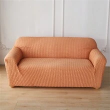 1 件泡泡纱沙发套带裙边，通用弹力沙发套，易安装沙发套，可水洗高弹力家具保护套，适用于 1/2/3/4 座 L 型沙发礼物生日毕业沙发套房间装饰客厅装饰 - 彩色 - 查看 14