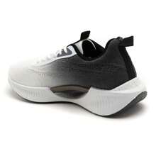 Zapato deportivo ligero con suela acolchada y patrones en relieve - Negro - Ver 5