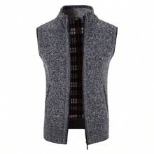 Chaleco Saco Sueter Chamarras Caballero Abrigos Para Hombre - Gris - Ver 3