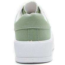 Canvas Sneaker With Chunky Sole And Classic Details - Green - View 5