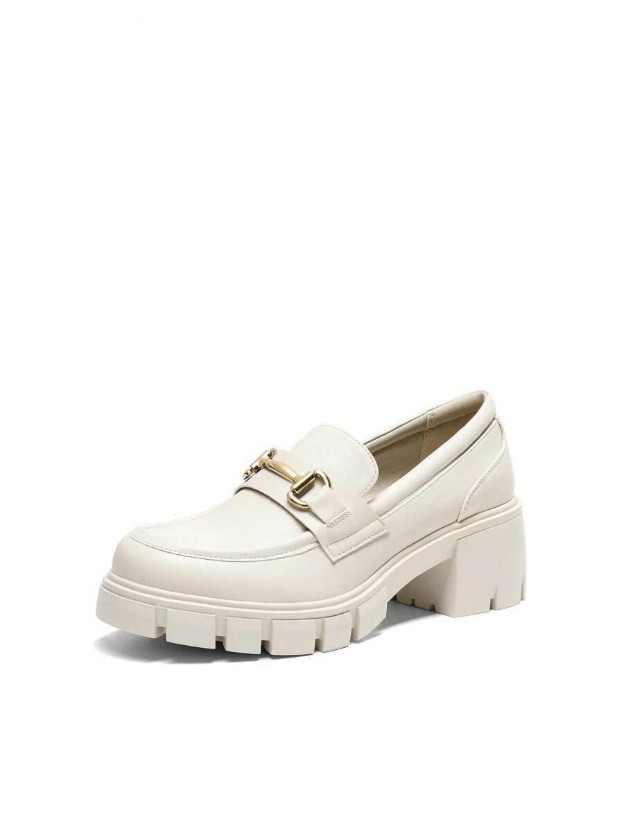 Mocasines para mujer DREAM PAIRS, mocasines de plataforma y chunky con slip on para uso casual
