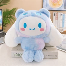 Sanrio 1pc 25cm Sanrio Kuromi Plush Dolls Toys Cute Stuffed Cinnamoroll Hello Kitty Plush Toy Teenagers Birthday Toys Gifts,Plushie Toy,Sanrio Toy,Hello Kitty Things