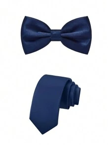 Tween Boys Suit, Boys Slim Fit Suit 2 Pieces, Blazer, Pants, Tie, Bow Tie