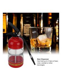Sifón Extintor Para Cerveza Bebidas Fiesta Dispensador de bebidas - Rojo - Ver 2
