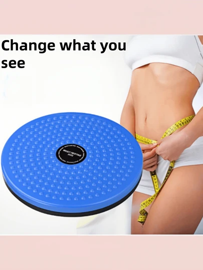 1pc Unisex Twist Waist Magnetic Twisting Plate, Multifunctional Fitness Workout Machine, Helps To Slim Waistline, Enhance Stability, Flexibility & Muscle Tension Gym Accessories, Deporte, Gimnasio, Ejercicio En Casa, Pilates, Yoga, Entrenamiento En Casa