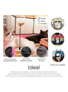 Casa Corral Para Mascotas Perros Sencillas Plegable