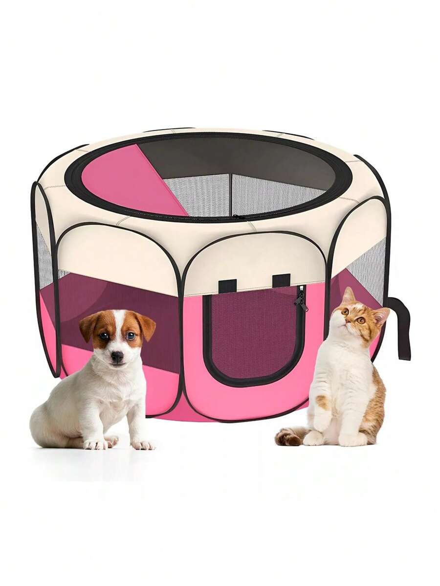 Casa Corral Para Mascotas Perros Sencillas Plegable