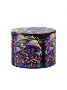 BROS Portable 4-Layer Spice Grinder, Metal Construction, 1.57/2.48", Travel-Friendly - Multicolor - View 7