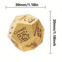 1 pezzo Dado per il cibo - Aggiungi divertimento alla serata romantica, regalo per la coppia, adatto per anniversario, San Valentino, compleanno - Divertenti attività di coppia, giochi per raduni familiari, gadget per feste, decorazioni per feste, decorazioni per vacanze, carnevale, compleanno, Natale, forniture per feste