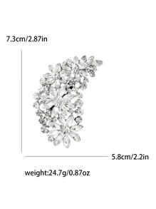 大码女士水晶花朵胸针，适合搭配派对礼服，情人节礼物 - 大水晶胸針 - 查看 15