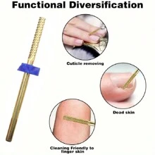 Pro Nail Professional Carbide Nail Drill Bits, Non-Abrasive Electric Nail File Tips For Dead Nail Removal, Nail Art Tools For Manicure And Pedicure(M,XXF) - Multicolor - View 3
