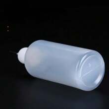 1pc/5pcs 10ml/100ml Empty Dropper Bottles With Black Caps, DIY Quilling Tools, Liquid Dropper Containers, Silicone Rings - Clear - View 7