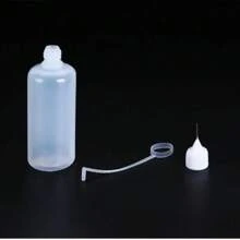 1pc/5pcs 10ml/100ml Empty Dropper Bottles With Black Caps, DIY Quilling Tools, Liquid Dropper Containers, Silicone Rings - Clear - View 9