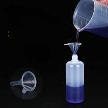 1pc/5pcs 10ml/100ml Empty Dropper Bottles With Black Caps, DIY Quilling Tools, Liquid Dropper Containers, Silicone Rings - Clear - View 6