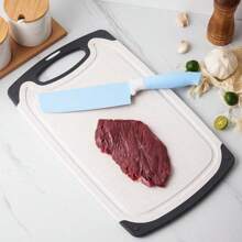 Set de 3 tocătoare din plastic - Tocător antiderapant, ușor de curățat pentru carne, fructe, legume - Bloc de măcelar, accesoriu esențial de bucătărie - Multicolor - Vizualizare 7
