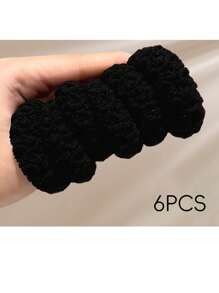 6-Pack Non-Slip Thick For Women & Girls - Solid Color Elegant & Cute Elastic Ponytail Set, Yoga Sports For Gym Running Travel Party Daily Use Gift Ideas Hair, Hair Accessory, Hair Accessories,Accessories, Hair Accessories Fall,Travel, Hair Tools,Accessories Women, Hair Stuff,Fall,Hair,Hair Accessories,Accessories,Hair Accessories Travel,Hair Accessories,Accessories Women,Hair Accessory,Hair Accessories Women,Hair Tools,Hair Stuff,Stuff,Beauty Accessories,Gifts,Travel,Gifts For Women,Hair Stuff,Stocking Stuffers For Women,Stocking Fillers Women,Stocking Stuffers For Adults,Stocking Fillers For Adult,Hair Stuff,Women's Accessories,Stocking Stuffer,Coming-Of-Age Hair Accessory,Christmas Hair Accessories,Gift Ideas For Women,Beauty Stocking Fillers,Christmas Gifts For Women Head Accessories Hair Ties Rubber Bands - Multicolor - View 13