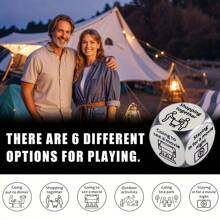 2 Stück Würfel für Date Night Ideen - perfekt für Paare, Jahrestage, Hochzeiten & Valentinstag Geschenke - aus Stahl gefertigt