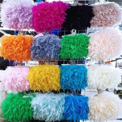 2 Yards Fluffy Simulated Turkey Feathers Trim Fringes For Clothes Ribbon Marabou Feather On Tape Trimmings Sewing Diy Wedding Decoration