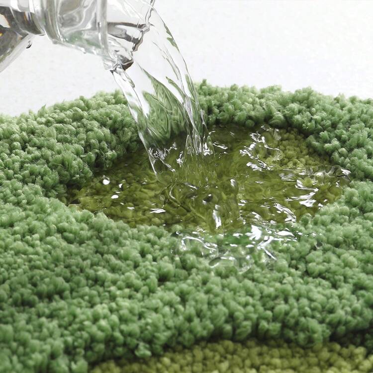 1PC Bathroom Rugs Fresh Style Comfortable Bedroom Rug Anti-Slip Water Absorption Mat For Bath Home Decor - Autumn Water Greenery - View 6