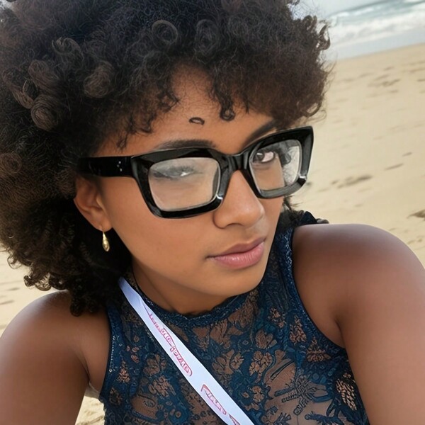 1 pièce Lunettes carrées anti-rayonnement bleu pour l'utilisation de l'ordinateur, accessoires de lunettes pour femmes