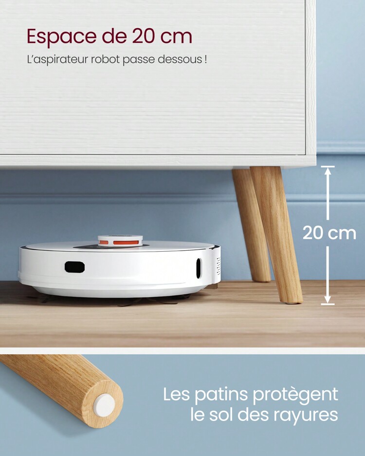 VASAGLE Television Stands & Entertainment Centers - 白色 - 查看 7