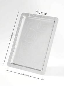 ALAMAMARA 1 件式铁艺金银托盘，带激光雕刻图案的香炉，适用于家庭、办公室、客厅、厨房、宴会、斋月、开斋节、春季 - 彩色 - 查看 23