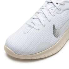 Nike Zapatillas de running cómodas y de moda para mujer WMNS FLEX EXPERIENCE RN 12 Zapatillas de running para carretera para mujer - Blanco/Plata metalizado/Blanco vela/Leche de coco/Negro/Gris fantasma - Ver 6