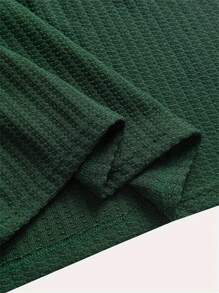 Men's Plain Color Golf Shirt, Casual Short Sleeve Elastic Collar Shirt, Suitable For Leisure Outdoor