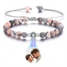 Custom Bracelet With Picture Inside Personalized Projection Bracelets With Photos Picture Bracelet Personalized Memorial Gifts