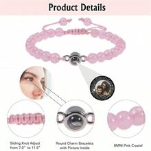 Custom Bracelet With Picture Inside Personalized Projection Bracelets With Photos Picture Bracelet Personalized Memorial Gifts