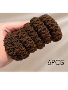 6-Pack Non-Slip Thick For Women & Girls - Solid Color Elegant & Cute Elastic Ponytail Set, Yoga Sports For Gym Running Travel Party Daily Use Gift Ideas Hair, Hair Accessory, Hair Accessories,Accessories, Hair Accessories Fall,Travel, Hair Tools,Accessories Women, Hair Stuff,Fall,Hair,Hair Accessories,Accessories,Hair Accessories Travel,Hair Accessories,Accessories Women,Hair Accessory,Hair Accessories Women,Hair Tools,Hair Stuff,Stuff,Beauty Accessories,Gifts,Travel,Gifts For Women,Hair Stuff,Stocking Stuffers For Women,Stocking Fillers Women,Stocking Stuffers For Adults,Stocking Fillers For Adult,Hair Stuff,Women's Accessories,Stocking Stuffer,Coming-Of-Age Hair Accessory,Christmas Hair Accessories,Gift Ideas For Women,Beauty Stocking Fillers,Christmas Gifts For Women Head Accessories Hair Ties Rubber Bands - Multicolor - View 14