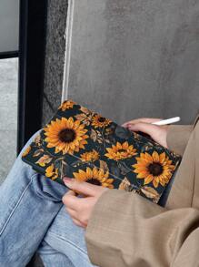 Ayotu Sunflower Case Compatible With Samsung Galaxy Tab/IPad,IPad 9th/8th/7th Generation 10.2 Inch ,New IPad 10th Generation Cover,With Auto Wake/Sleep,Four Corners Anti-Fall - Multicolor - View 3