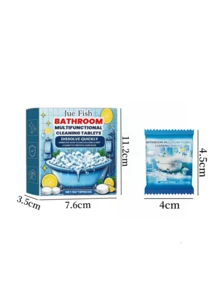 浴室清洁泡腾片、浴室水槽去污剂、芳香玻璃和浴缸除垢剂 - 彩色 - 查看 8