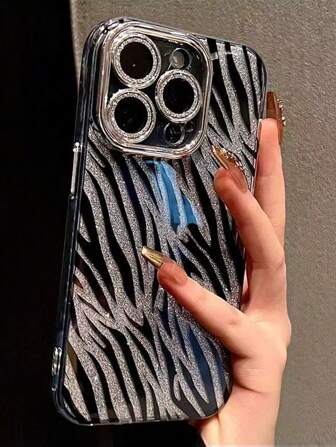 Apple Striped Print Protective Phone Case Compatible With Iphone 16/16Pro/16 Plus/16 Pro Max Waterproof Shockproof Anti-Fall Scratch Resistant