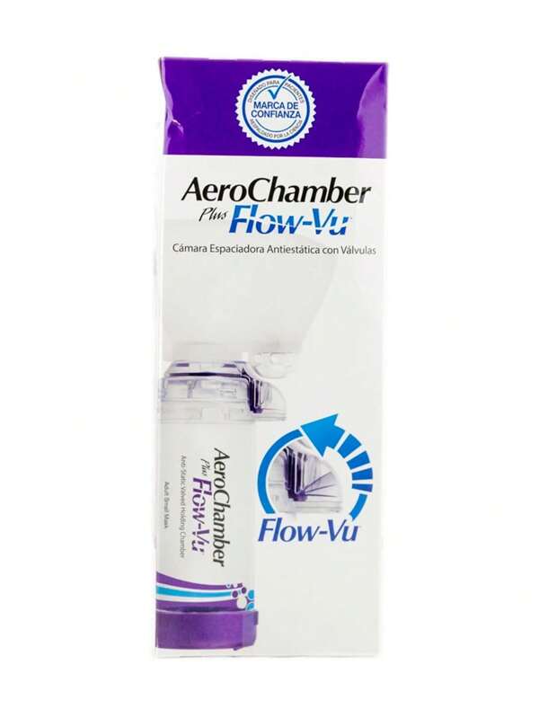 AeroChamber Flow-Vu Camára Para Aplicación Espaciadora Antiestática - Producto 100% Original