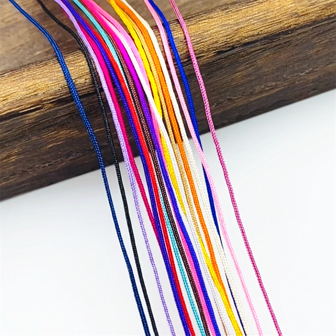5 Yards 0.8mm Nylon Cord Thread Knot Macrame Cord Bracelet Braided String DIY Tassels Beading String Thread Jewelry Making Accessory