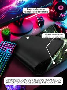 Gaming Mouse Pad For Desktop With Stitched Edge And Various Anime Prints AI 2 - Bàn di chuột 4628 - Xem 4