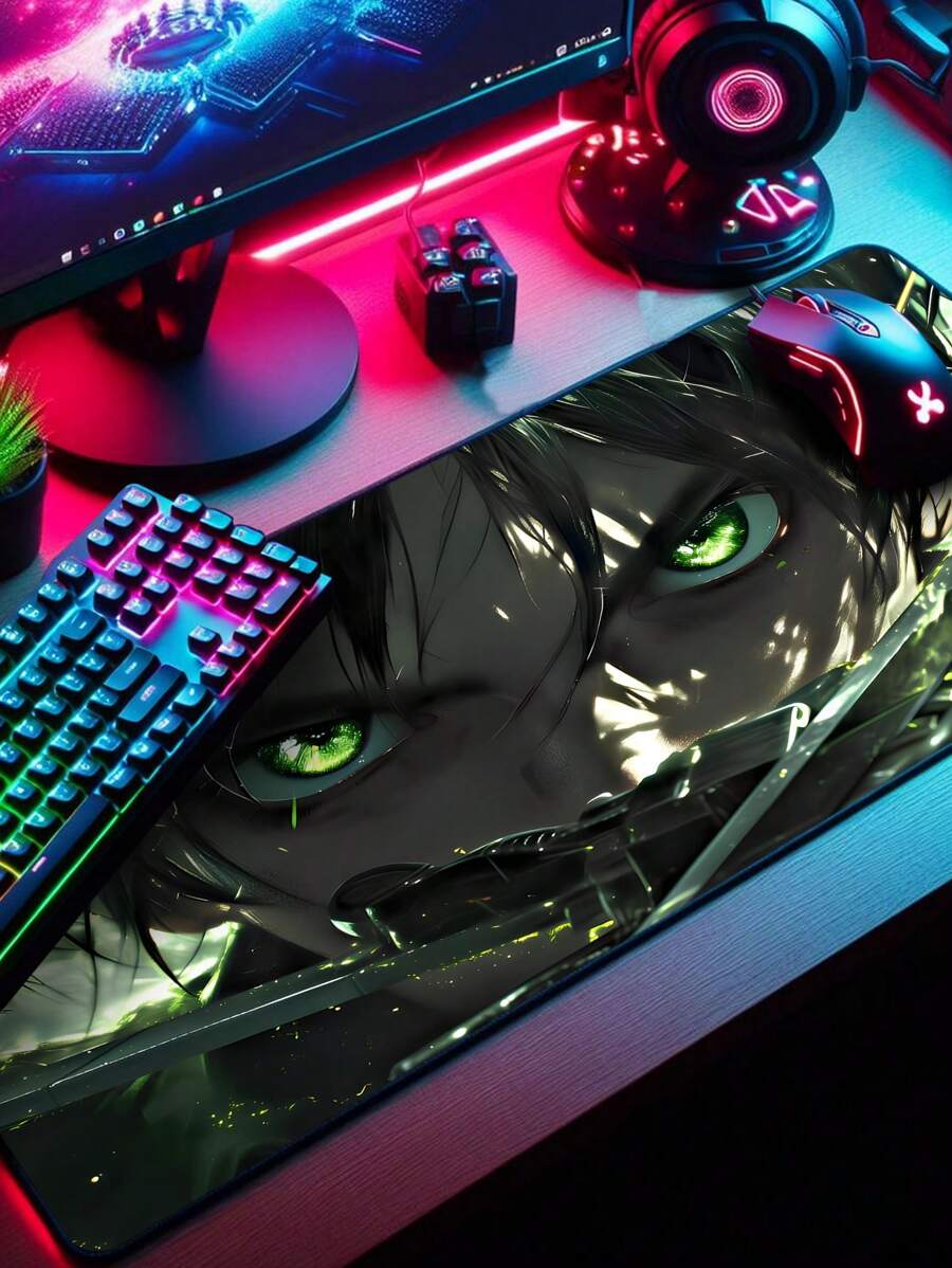 Gaming Mouse Pad For Desktop With Stitched Edge And Various Anime Prints AI 2 - Bàn di chuột 4628 - Xem 1