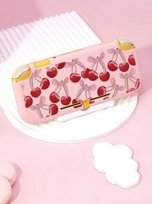 1 Pc Cherry, Pink Bow Pattern Protective Case/Game Card Box/Card Slot Base/Dust Cover Compatible With Switch2(2025)/Switch OLED/NS/Lite Console, Compatible With Detachable Left And Right Joycon Grip, Compatible With Switch Player As Best Gift - Multicolor - View 15