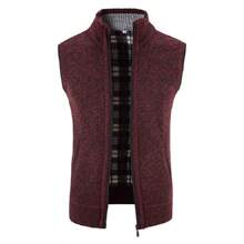 Men Vests - Burgund - Zobacz 3