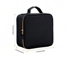 UOZL 42 Bottles Large Capacity Nail Polish Storage Box - PU Leather Portable Makeup Bag Holds 42 Bottles (0.51 Fl Oz/15ml) Of Nail Polish With Removable Dividers - Available In Multiple Colors, Travel Essential School Supplies Travel Essentials Make Up Bag Holiday Essentials Cosmetic Bag Makeup Bags Makeup Pouch Makeup Organizer Holiday Winter Women Gifts For Women Make Up Organizer Makeup Storage - Multicolor - View 3