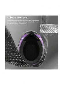 Casco de Motocicleta de Protección Integral: Cara Completa para Seguridad y Comodidad en Tu Jornada.UNIWINI - Morado - Ver 6