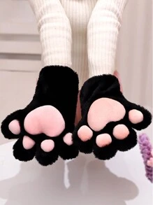 Black Furry Paws Fluffy Plushies Fursuit, White Therian Paws Therian Stuff Therian Gear, Cute Cat Paw Gloves Gloves With Claws, Furry Stuff Wolf Paws Gloves Fox Paws, Cosplay Furry Costume Christmas Decorations Friends Gifts - Multicolor - View 6