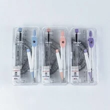 7-Piece Drawing Instruments Set Including Protractor, Ruler, Triangle Ruler, Compass - Random Delivery, For Student Use - Sets - View 7