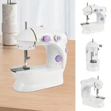 MINI-NÄHMASCHINE ZUR ANPASSUNG MIT DOPPELTER GESCHWINDIGKEIT