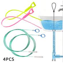 Sink Snake Drain Clog Remover, Upgraded Anti-Break Metal Plumbing Snake With Nylon Layer - Multicolor - View 2