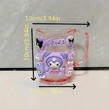 ( Sanrio) 2pcs Cute Cartoon KT Cat And Pudding Dog Toothbrush Holder Combination Set - PP Material, Suitable For Men And Women, Toothbrush Holder And Mouthwash Cup, Comes With Toothbrush And DIY Stickers Home Bathroom Decor Fall Decor Back To School